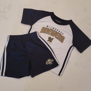Boys Milwaukee Brewers outfit